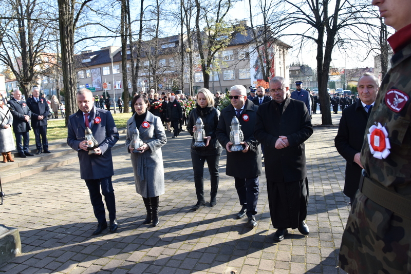 DSC 0380 Powiat Dąbrowski uczcił 103. Rocznicę Odzyskania Niepodległości