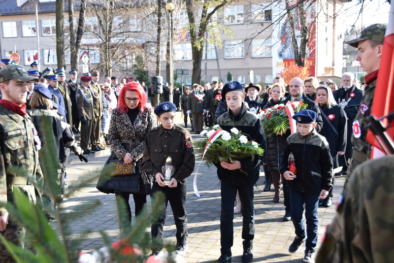 DSC 0430 Powiat Dąbrowski uczcił 103. Rocznicę Odzyskania Niepodległości