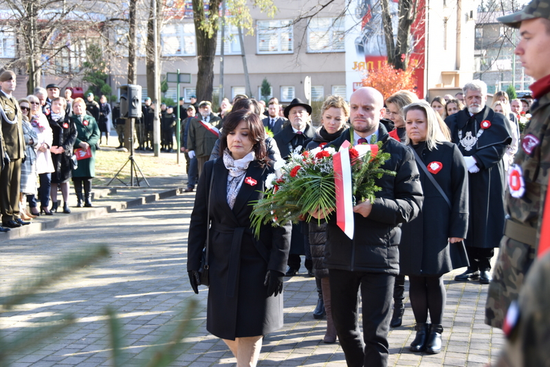 DSC 0431 Powiat Dąbrowski uczcił 103. Rocznicę Odzyskania Niepodległości