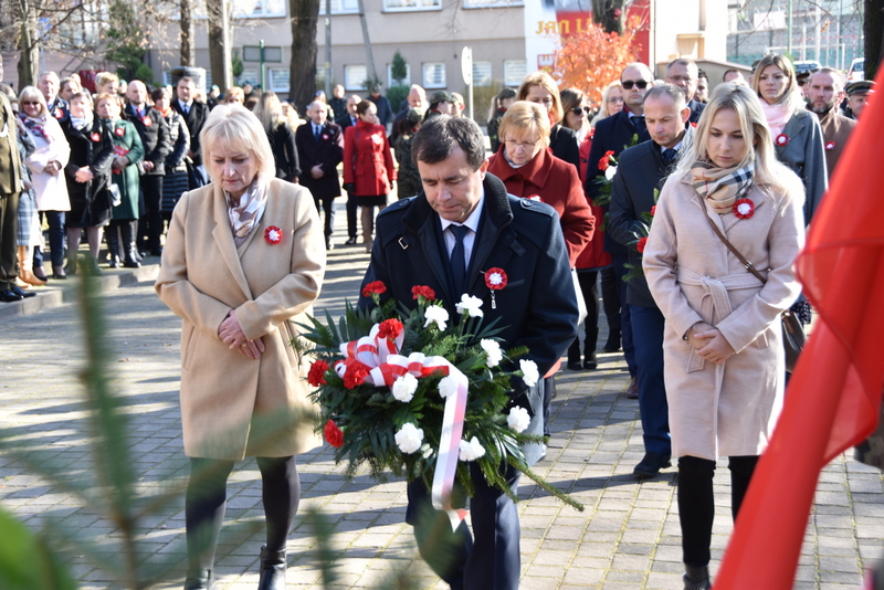 DSC 0448 Powiat Dąbrowski uczcił 103. Rocznicę Odzyskania Niepodległości