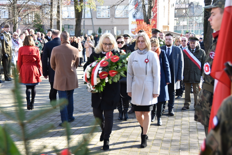 DSC 0456 Powiat Dąbrowski uczcił 103. Rocznicę Odzyskania Niepodległości