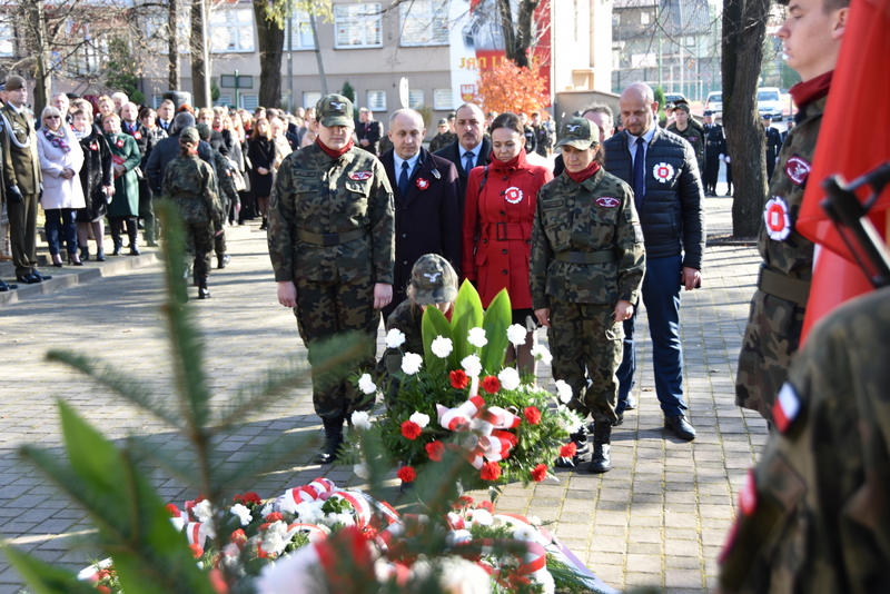 DSC 0473 Powiat Dąbrowski uczcił 103. Rocznicę Odzyskania Niepodległości