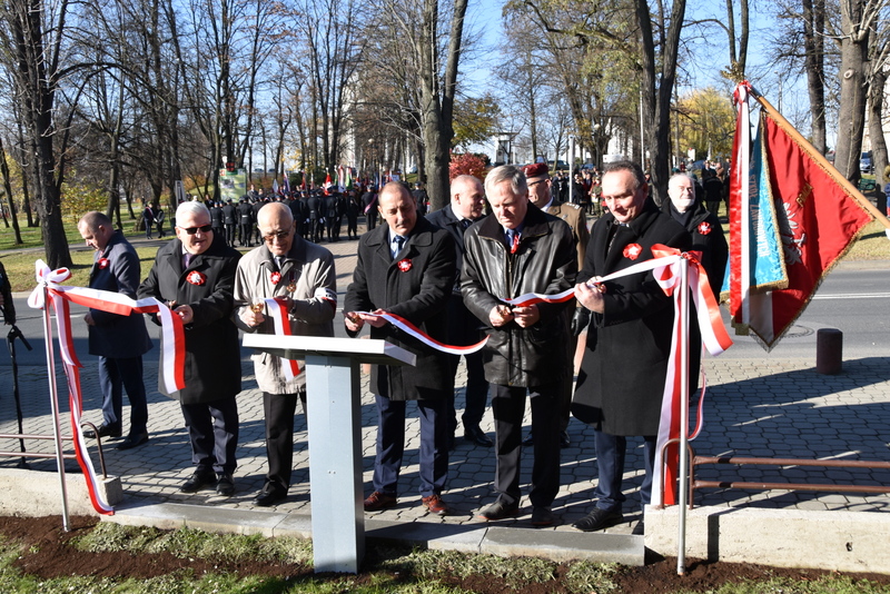 DSC 0494 Powiat Dąbrowski uczcił 103. Rocznicę Odzyskania Niepodległości