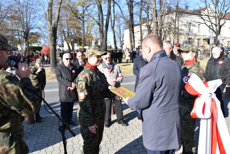 DSC 0520 Powiat Dąbrowski uczcił 103. Rocznicę Odzyskania Niepodległości