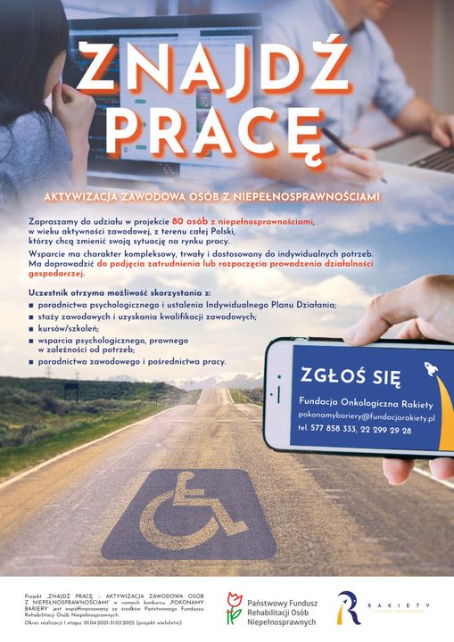 znajdz prace Znajdź Pracę – aktywizacja zawodowa osób z niepełnosprawnościami
