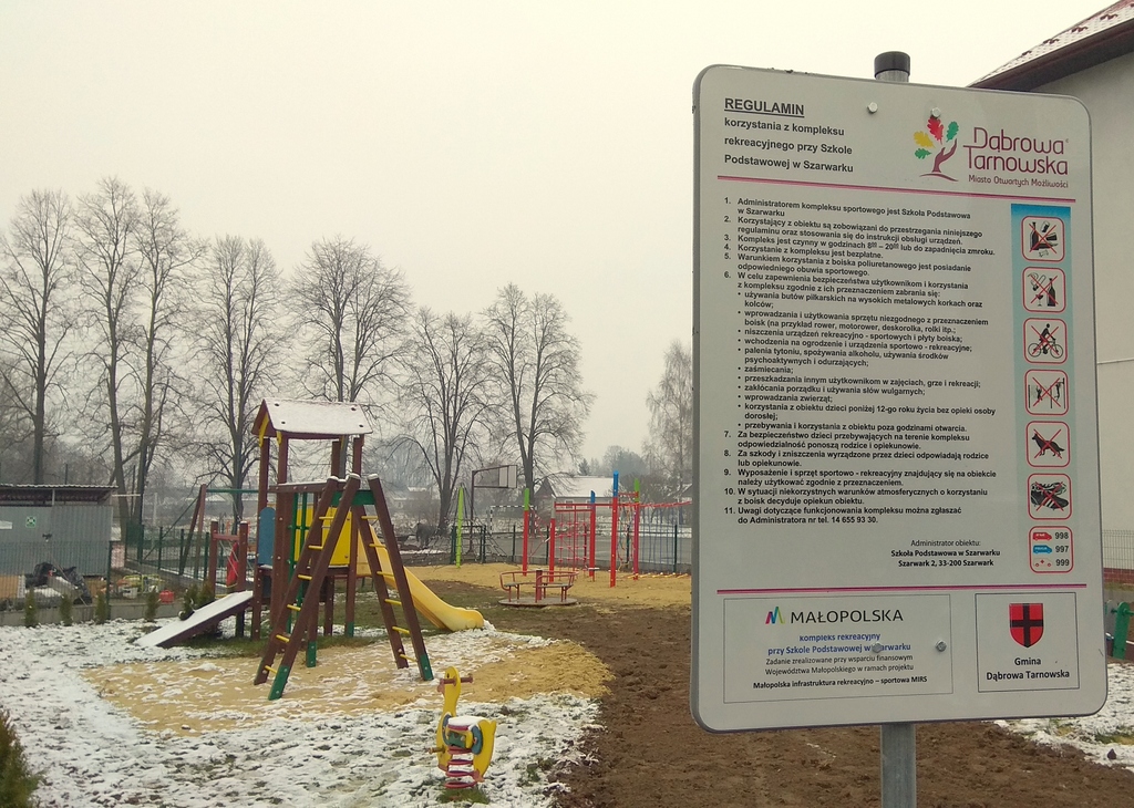 14 IMG 20211210 132030 Modernizacja kompleksu sportowo – rekreacyjnego przy Szkole Podstawowej w Szarwarku