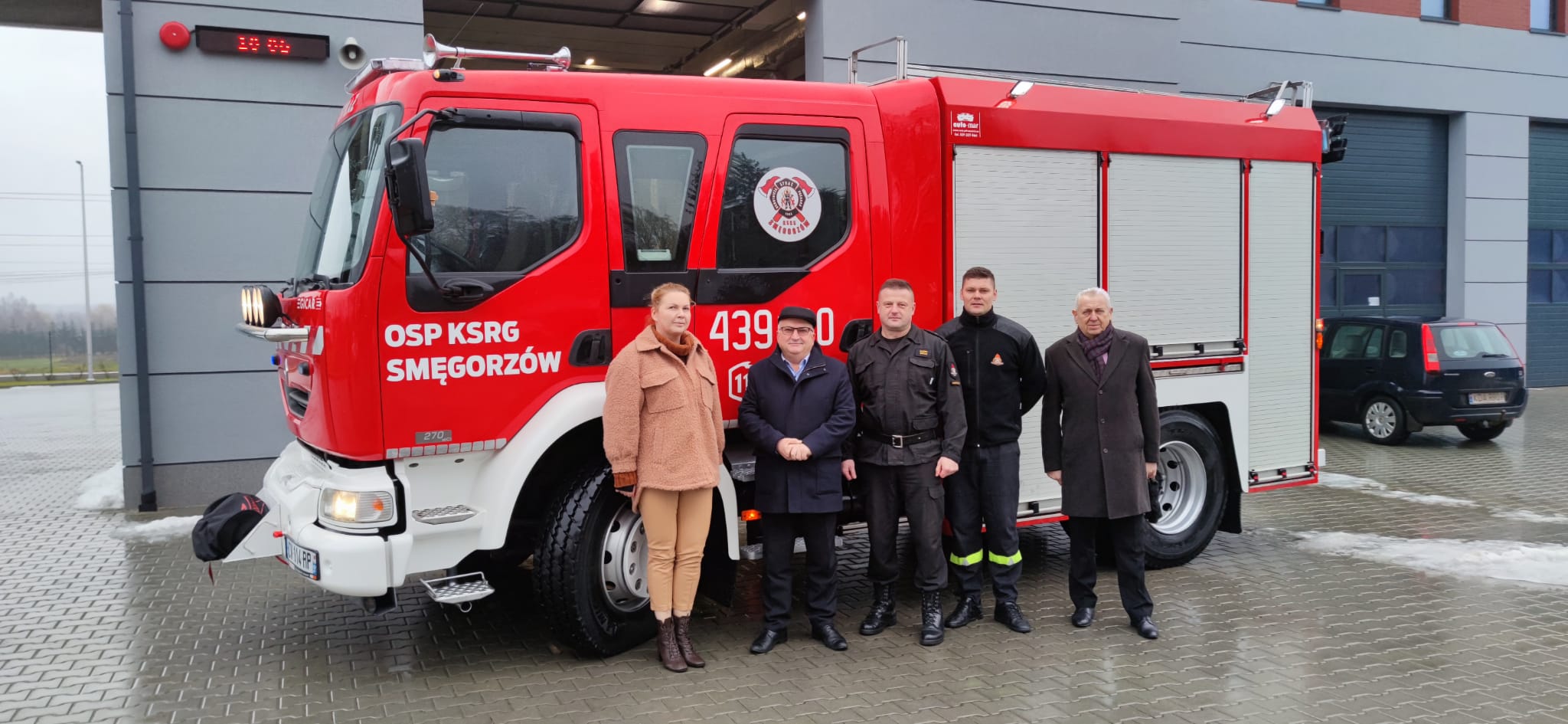 IMG 20220103 WA00001 Nowy wóz bojowy dla jednostki Ochotniczej Straży Pożarnej w Smęgorzowie