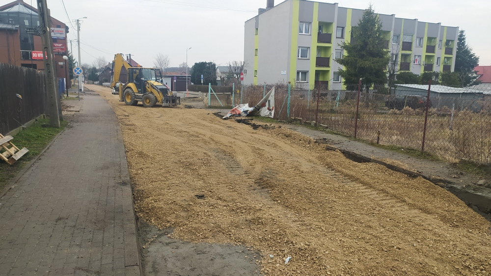 1644691532221 Trwa przebudowa ul. Granicznej w Dąbrowie Tarnowskiej