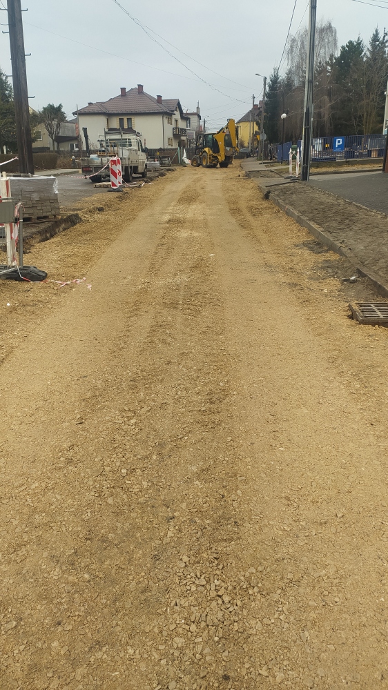 1644691561999 Trwa przebudowa ul. Granicznej w Dąbrowie Tarnowskiej