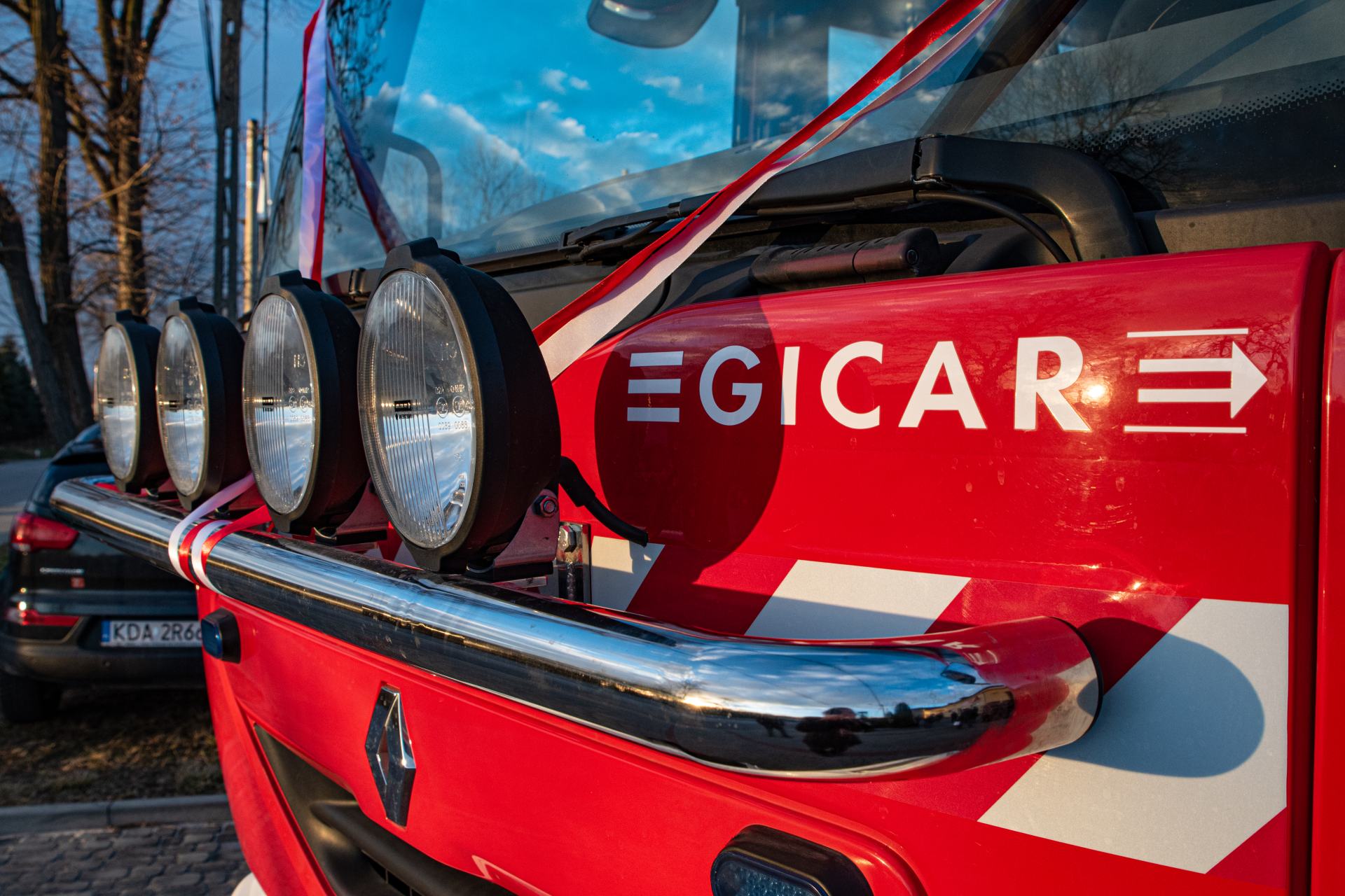 dsc 1906 1 Uroczyste poświęcenie samochodu ratowniczo gaśniczego w Smęgorzowie