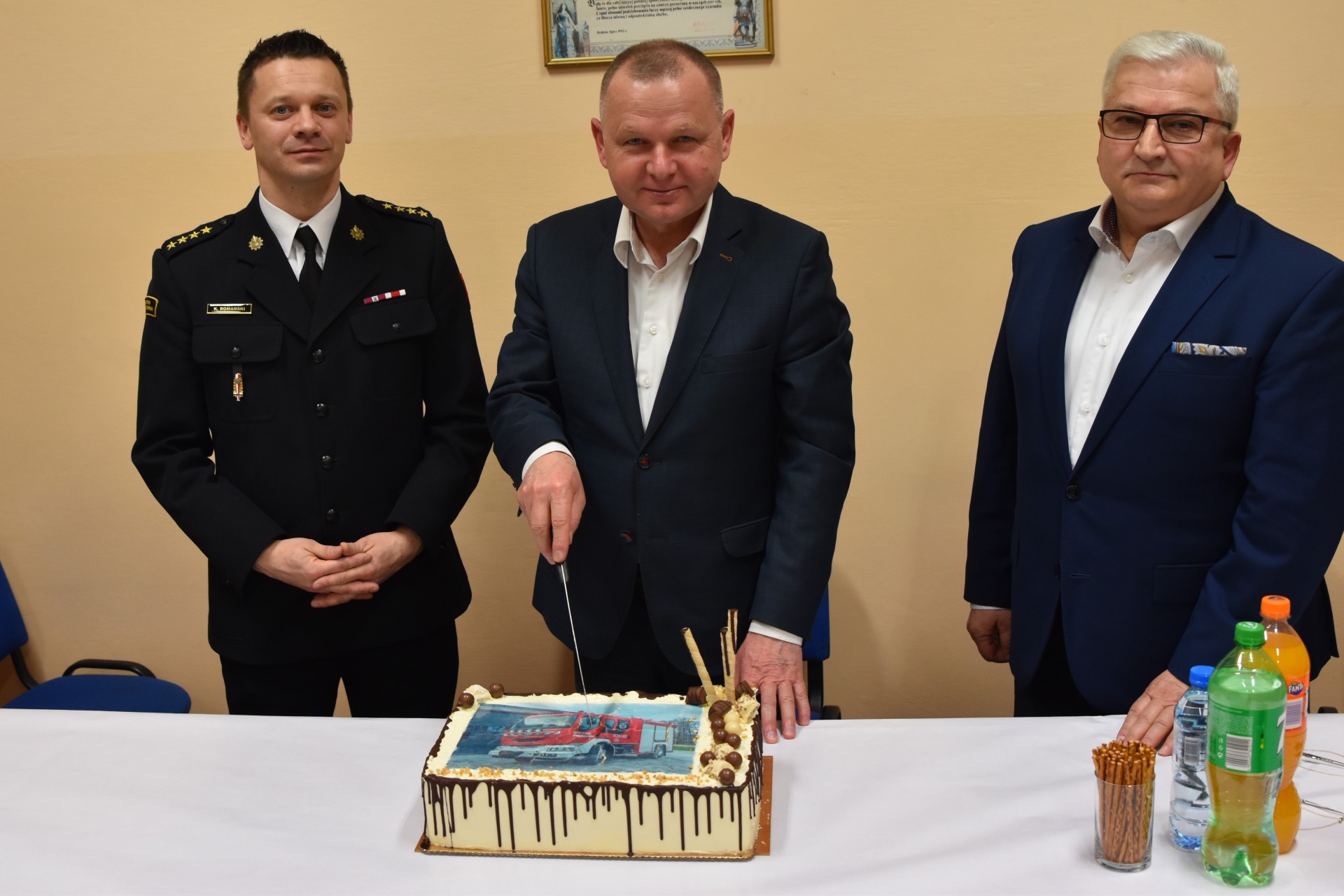 dsc 1946 Uroczyste poświęcenie samochodu ratowniczo gaśniczego w Smęgorzowie