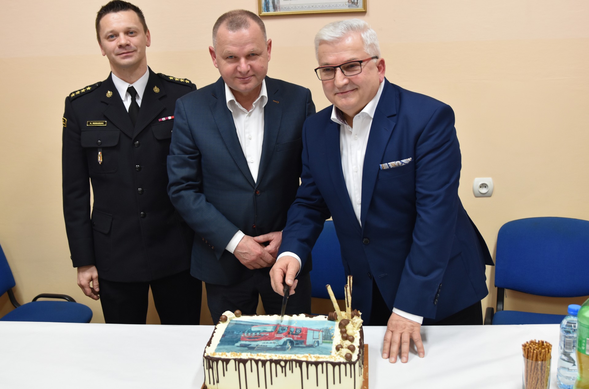 dsc 1948 Uroczyste poświęcenie samochodu ratowniczo gaśniczego w Smęgorzowie