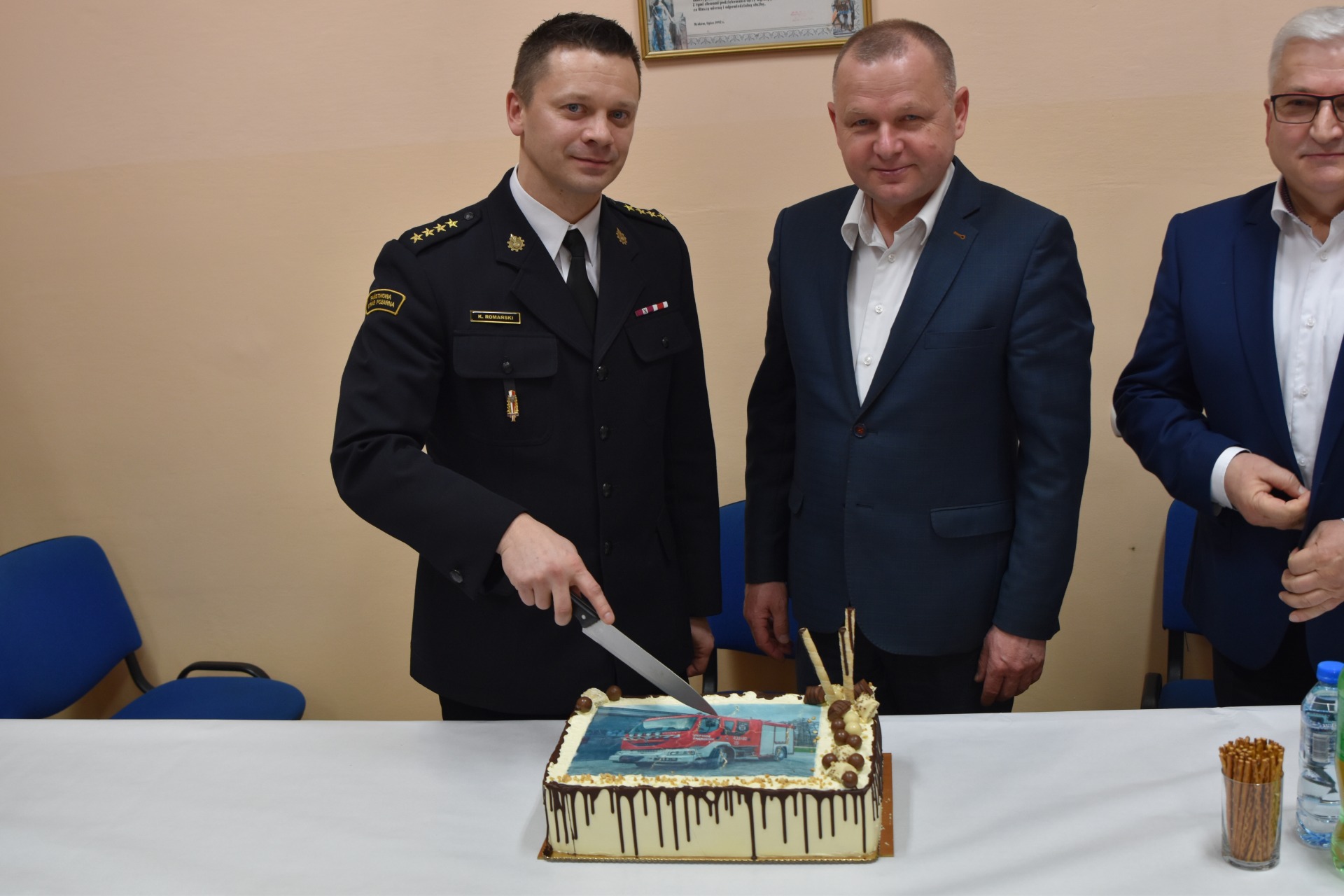 dsc 1949 Uroczyste poświęcenie samochodu ratowniczo gaśniczego w Smęgorzowie