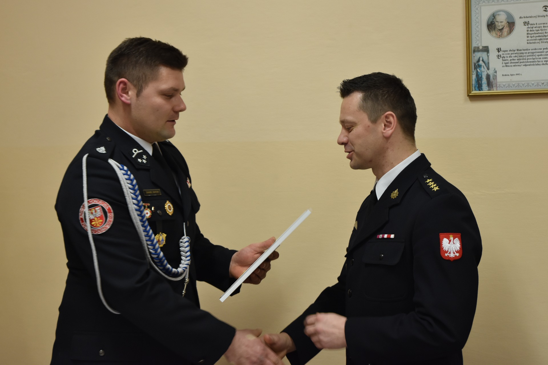 dsc 1956 Uroczyste poświęcenie samochodu ratowniczo gaśniczego w Smęgorzowie