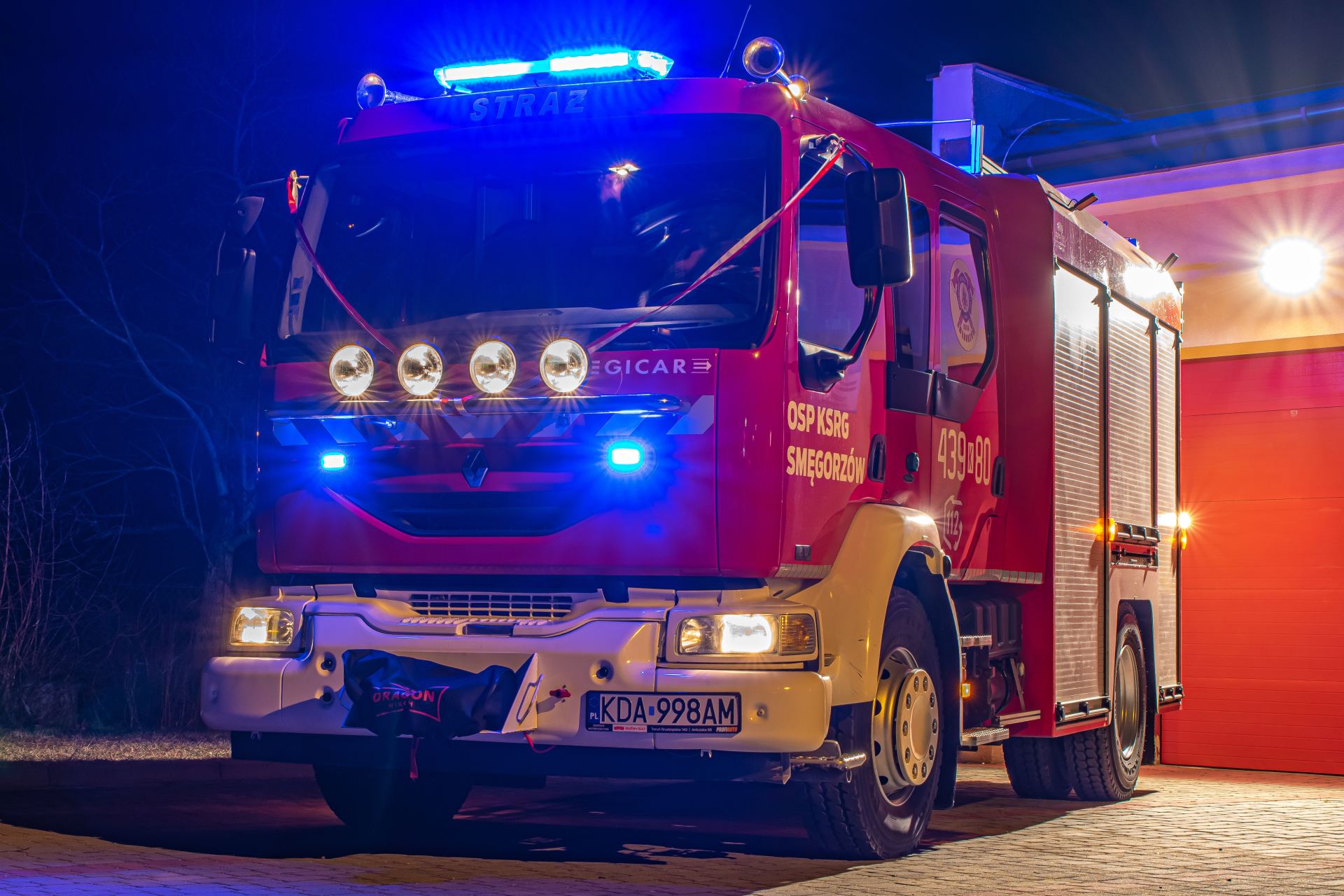 dsc 1964 2 Uroczyste poświęcenie samochodu ratowniczo gaśniczego w Smęgorzowie