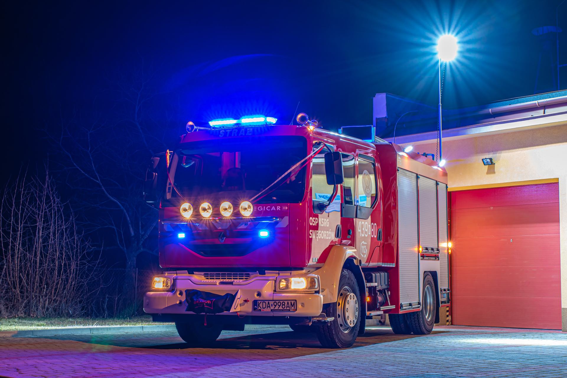 dsc 1967 2 Uroczyste poświęcenie samochodu ratowniczo gaśniczego w Smęgorzowie