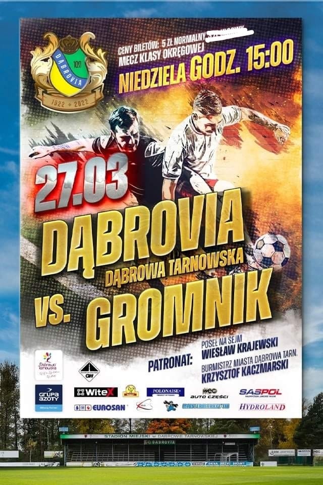 276324467 461054099142688 4455058604620065760 n 27 Memoriał Trenerów Dąbrovii oraz mecz DĄBROVIA Dąbrowa Tarnowska vs. GROMNIK