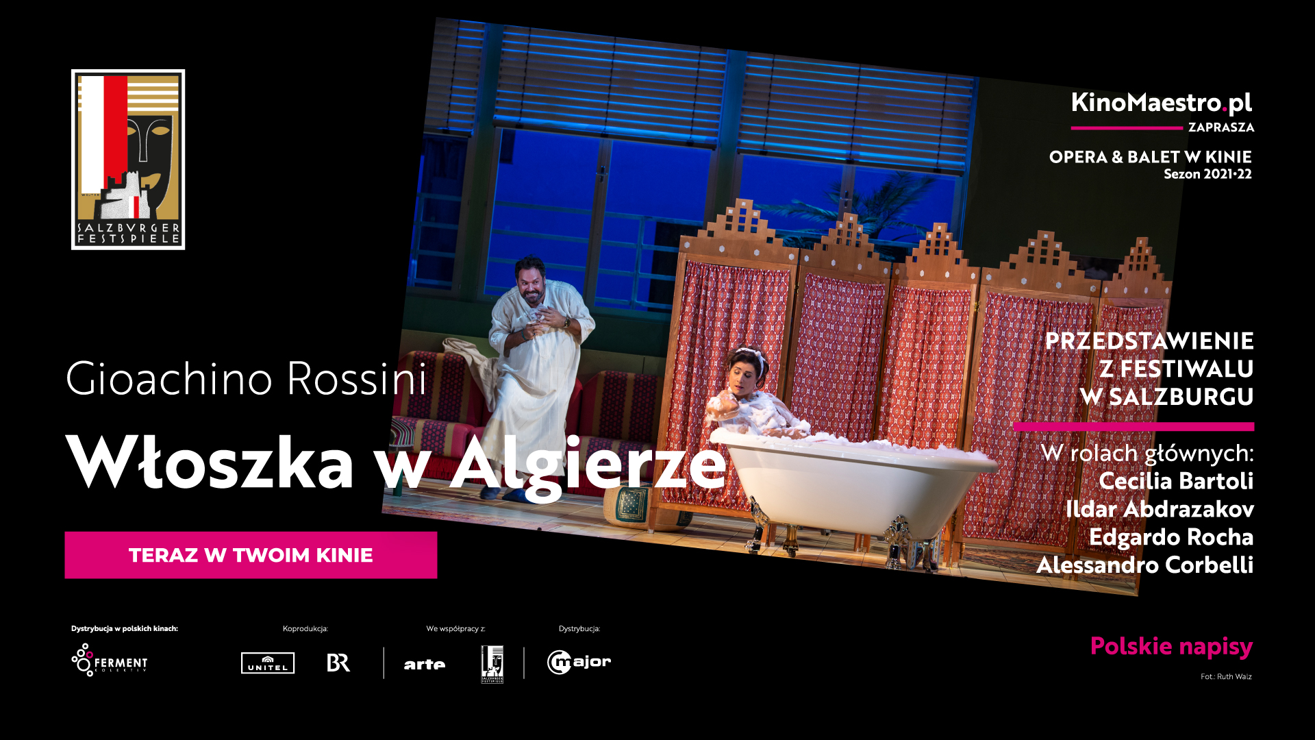 OPERA I BALET W KINIE 2021 22Plansza FullHD Wloszka w Algierze  Włoszka w Algierze Gioachino Rossiniego w Sokole!