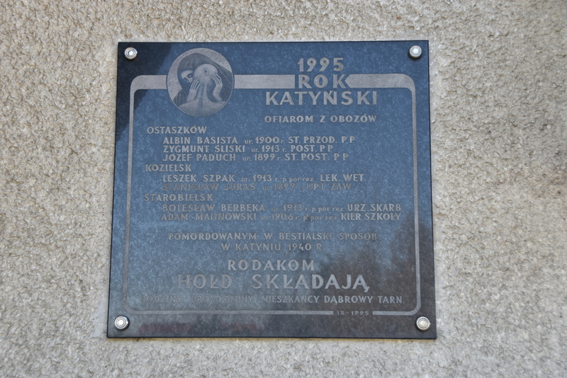 DSC 0041 Dąbrowa Tarnowska uczciła pamięć Ofiar Katynia