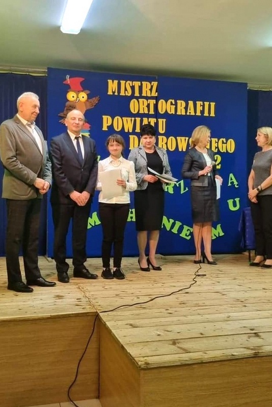 281355934 1328493571006269 4966637390542633990 n Mistrz ortografii powiatu dąbrowskiego 2022