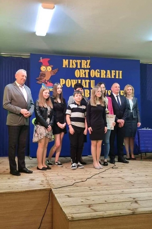 281366054 1328493647672928 2045019230269269610 n Mistrz ortografii powiatu dąbrowskiego 2022