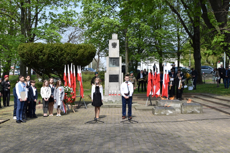 DSC 0242 Dąbrowskie obchody 231. rocznicy uchwalenia Konstytucji 3 Maja