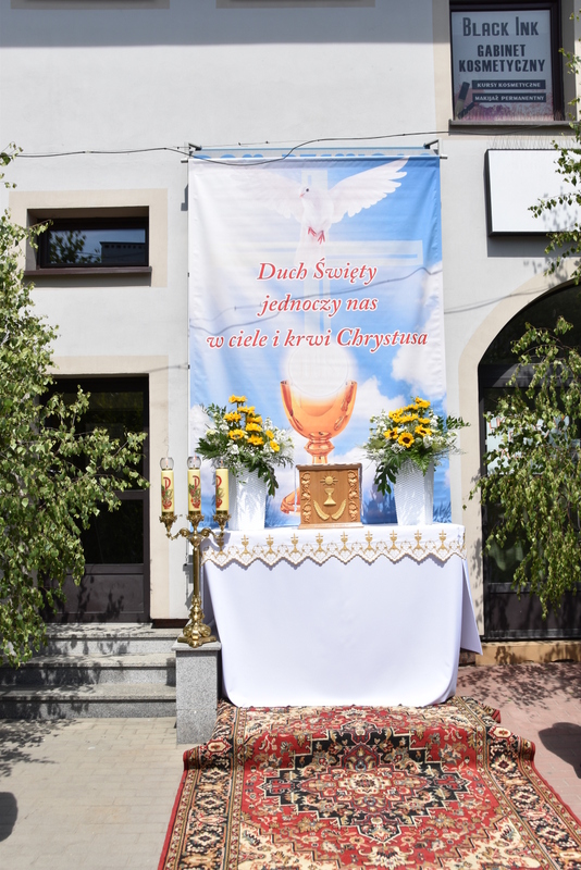 66 DSC 0828 Uroczystości Bożego Ciała w Dąbrowie Tarnowskiej