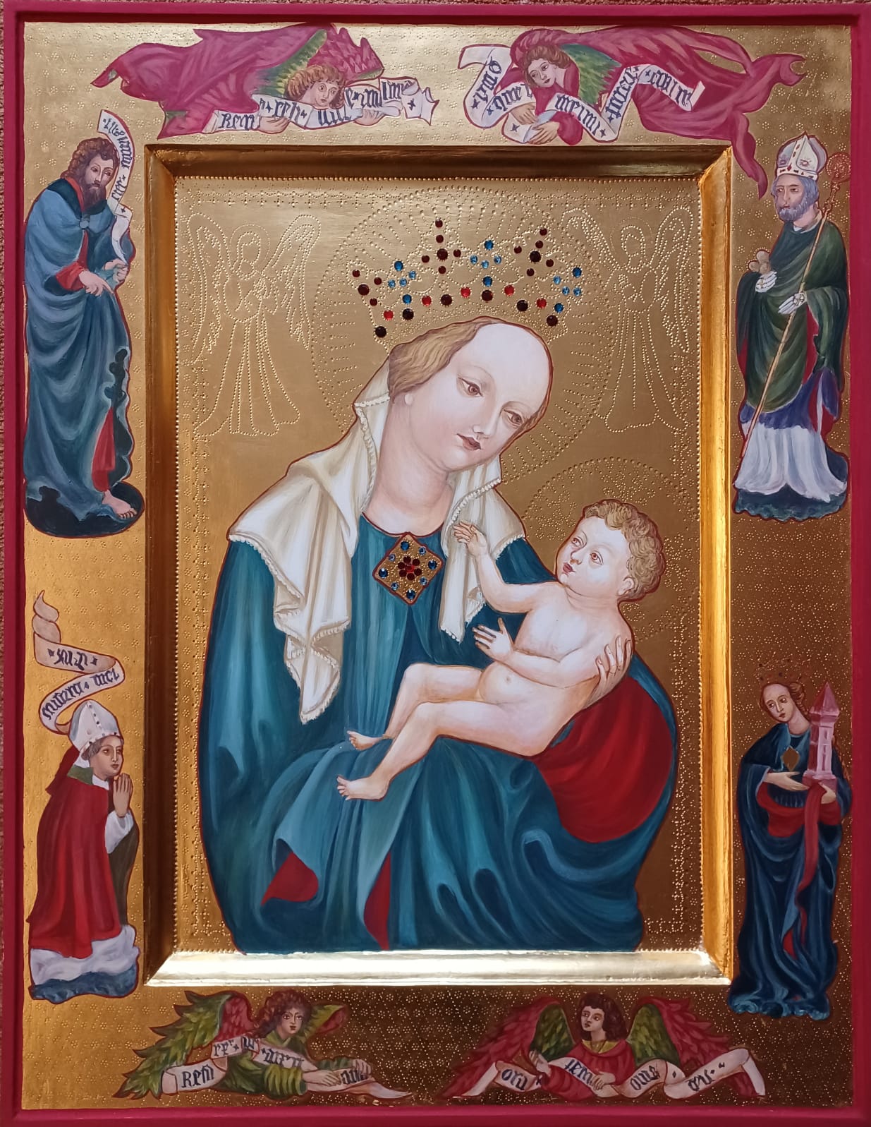 1656678147754 Wernisaż Marty Odbierzychleb w kościele NMP Szkaplerznej w Dąbrowie Tarnowskiej