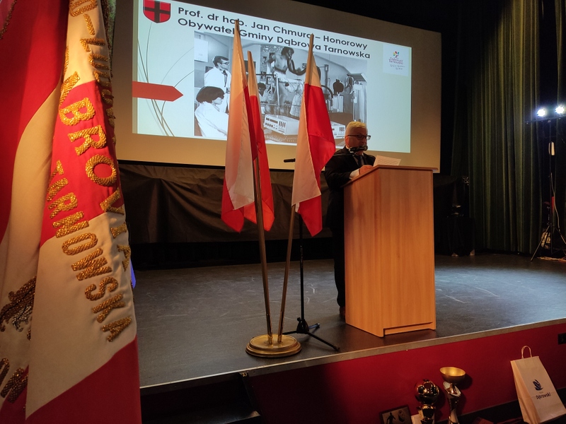 IMG 20220625 180810 001 Uroczystość wręczenia Aktu Nadania Honorowego Obywatela Gminy Profesorowi Janowi Chmurze