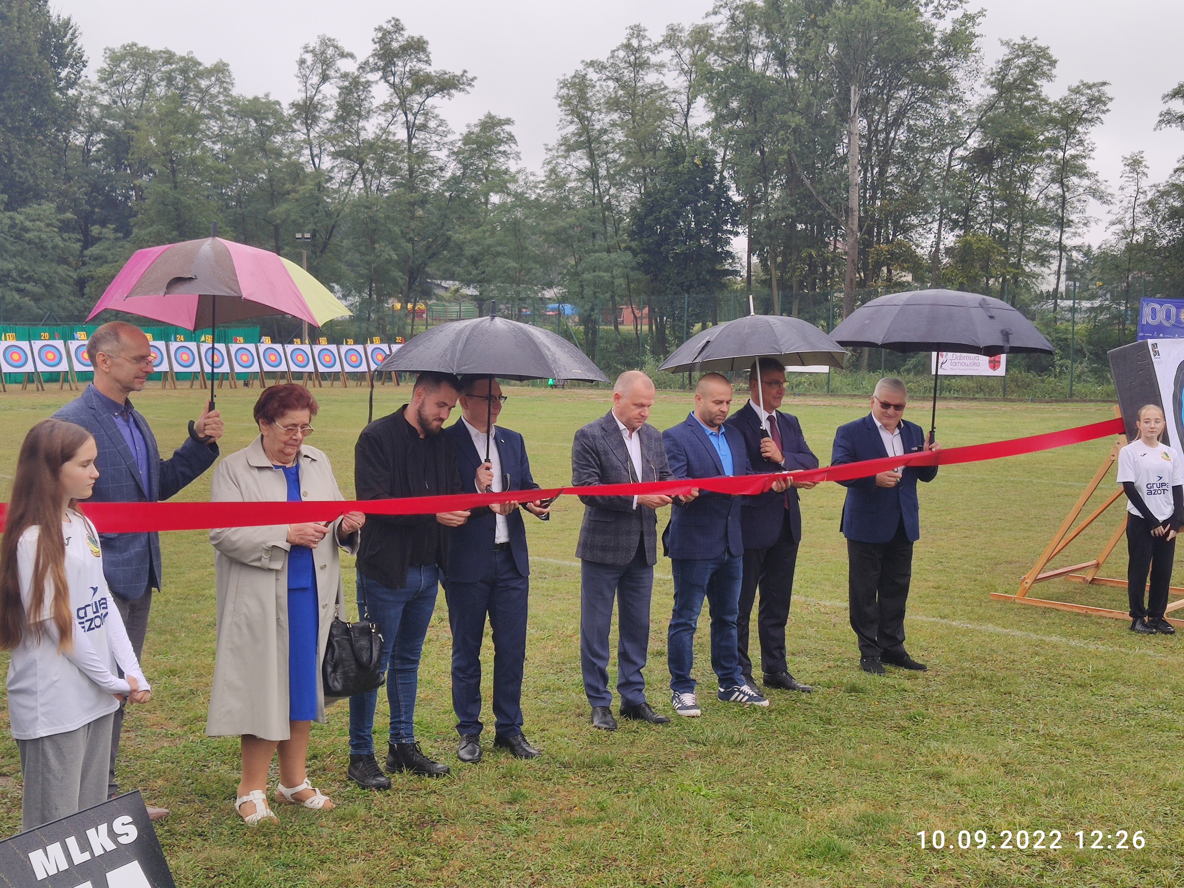 IMG 20220910 122634 Zawody łucznicze oraz otwarcie nowego obiektu MLKS Dąbrovia