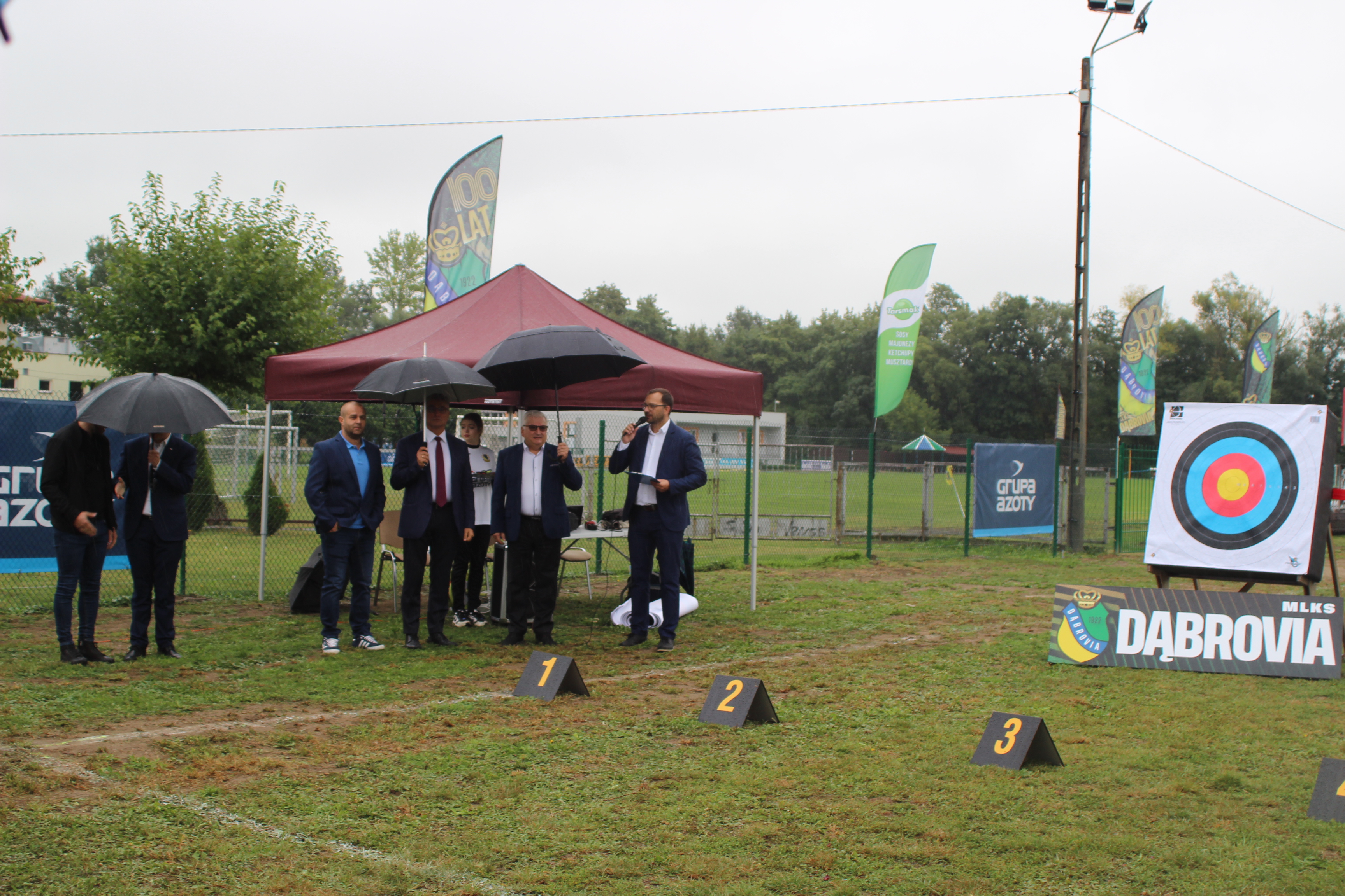 IMG 2047 Zawody łucznicze oraz otwarcie nowego obiektu MLKS Dąbrovia