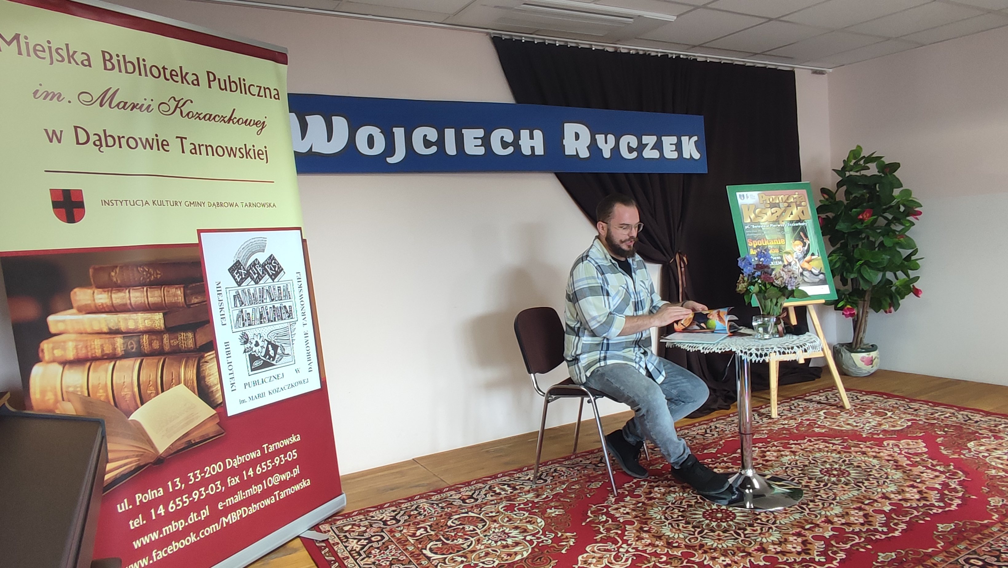 1665132935483 Spotkanie autorskie z Wojciechem Ryczkiem w MBP