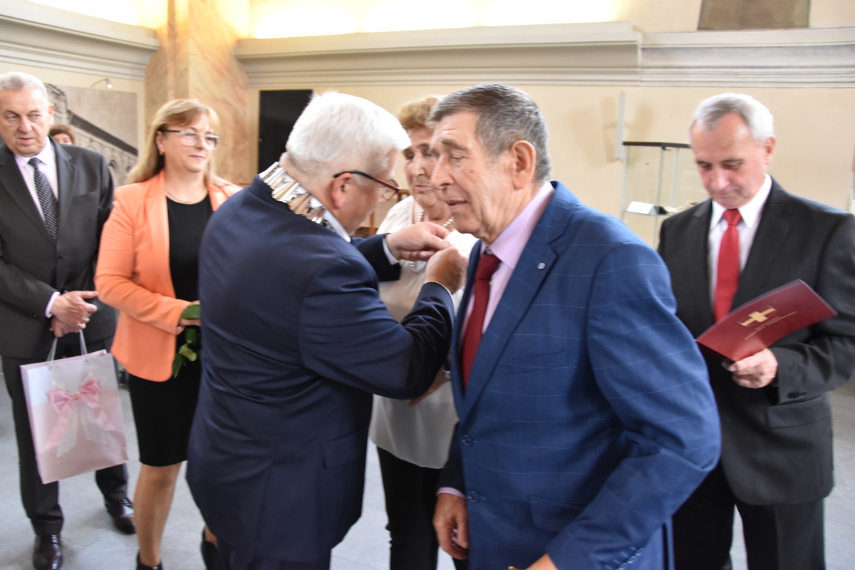 48 DSC 0728 Uroczystość wręczenia odznaczeń  Medal za Długoletnie Pożycie Małżeńskie