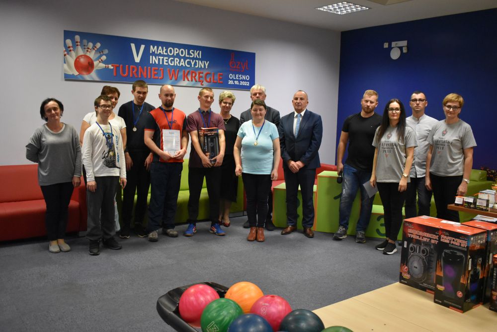 DSC 0479 V Małopolski Integracyjny Turniej w Kręgle Uczestników Środowiskowych Domów Samopomocy