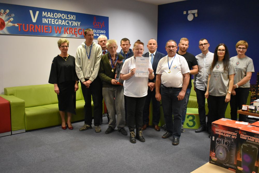 DSC 0503 V Małopolski Integracyjny Turniej w Kręgle Uczestników Środowiskowych Domów Samopomocy