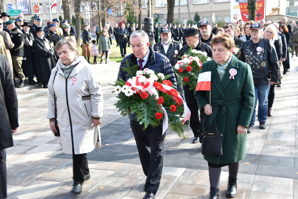117 DSC 0508 Dąbrowa uczciła 104. rocznicę odzyskania niepodległości przez Polskę