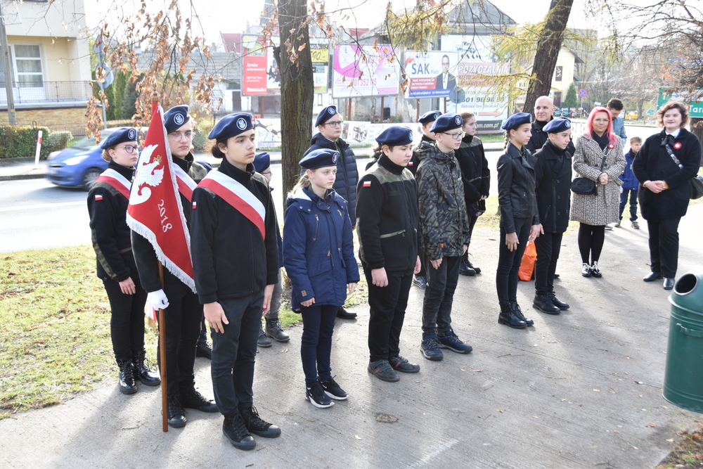 148 DSC 0581 Dąbrowa uczciła 104. rocznicę odzyskania niepodległości przez Polskę