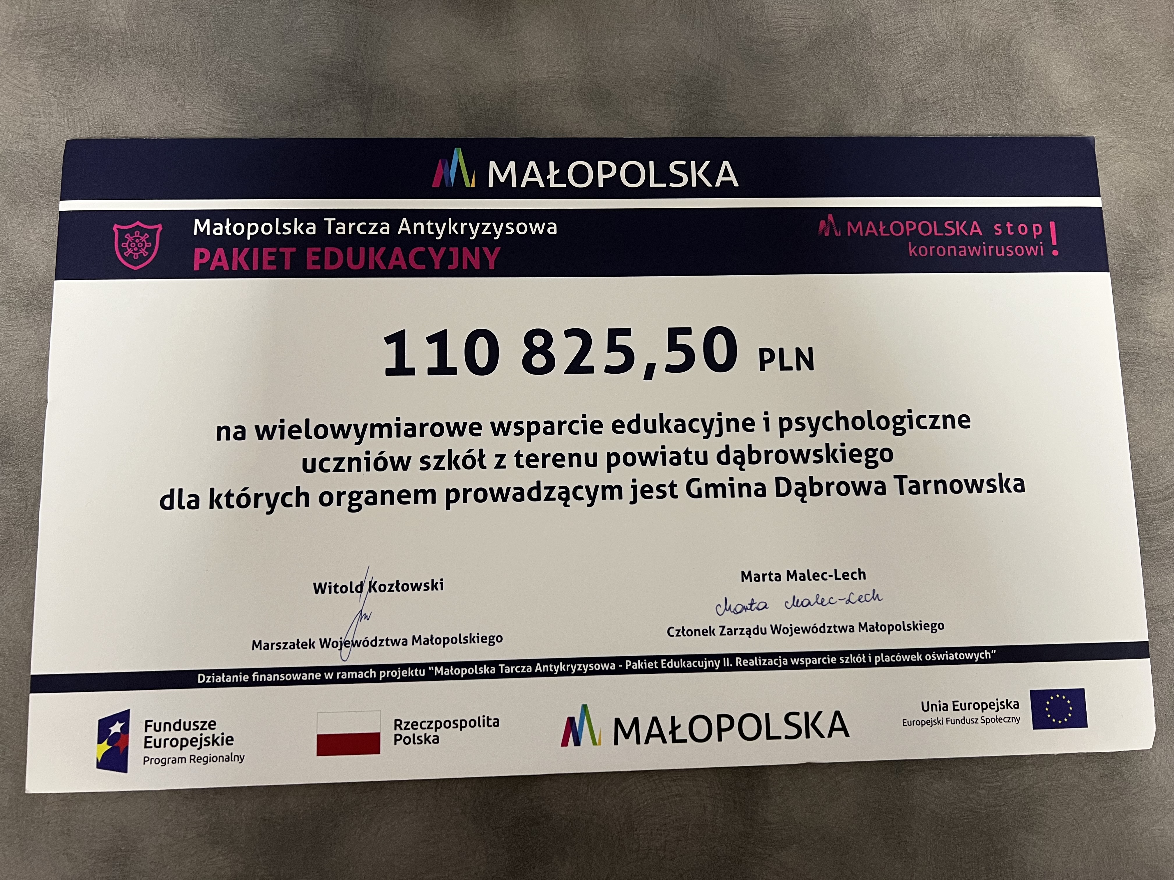 IMG 1825 Promesy na rozwój szkół