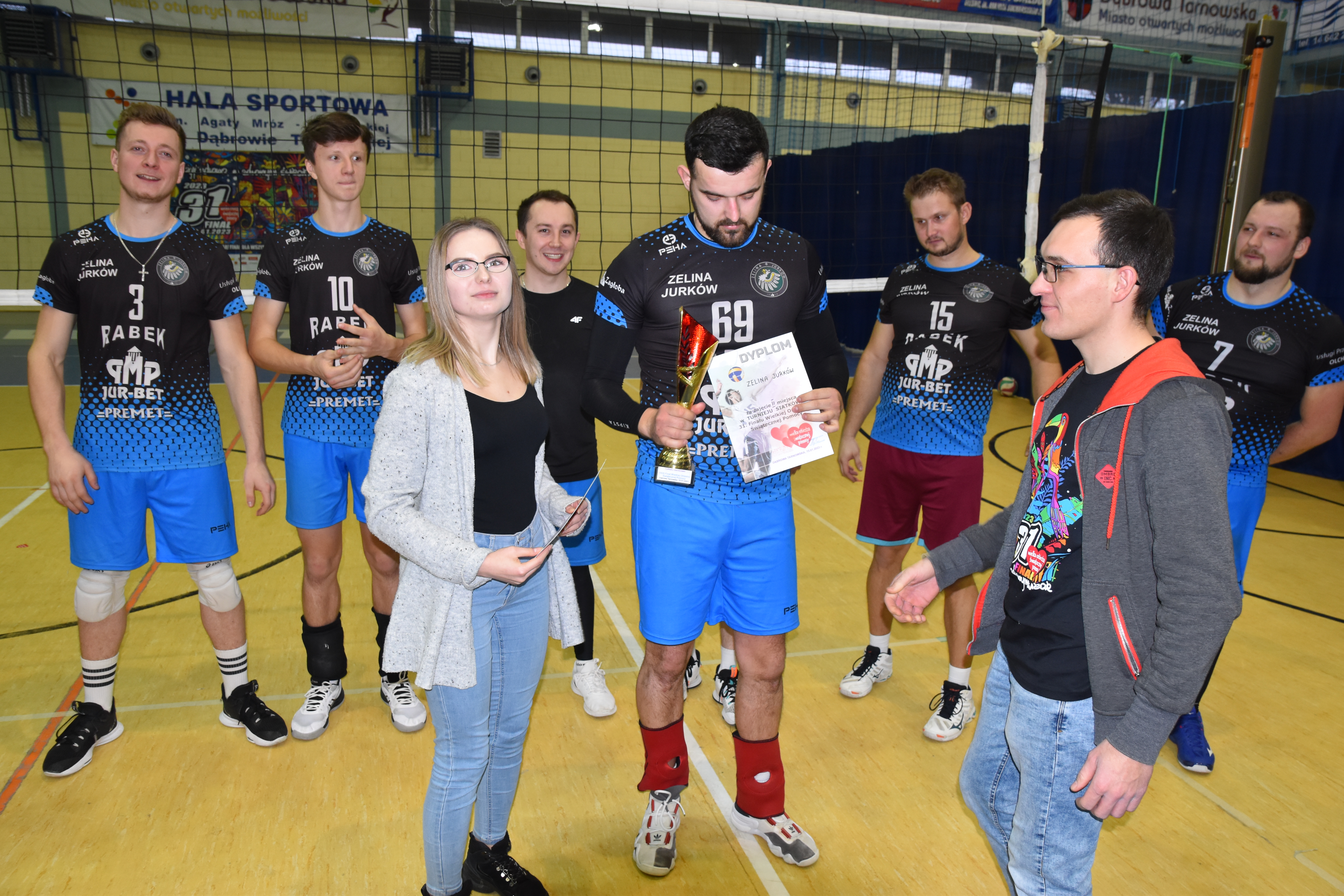 DSC 0320 SIATKARSKI MARATON 31.FINAŁU WOŚP W DĄBROWIE ZAKOŃCZONY