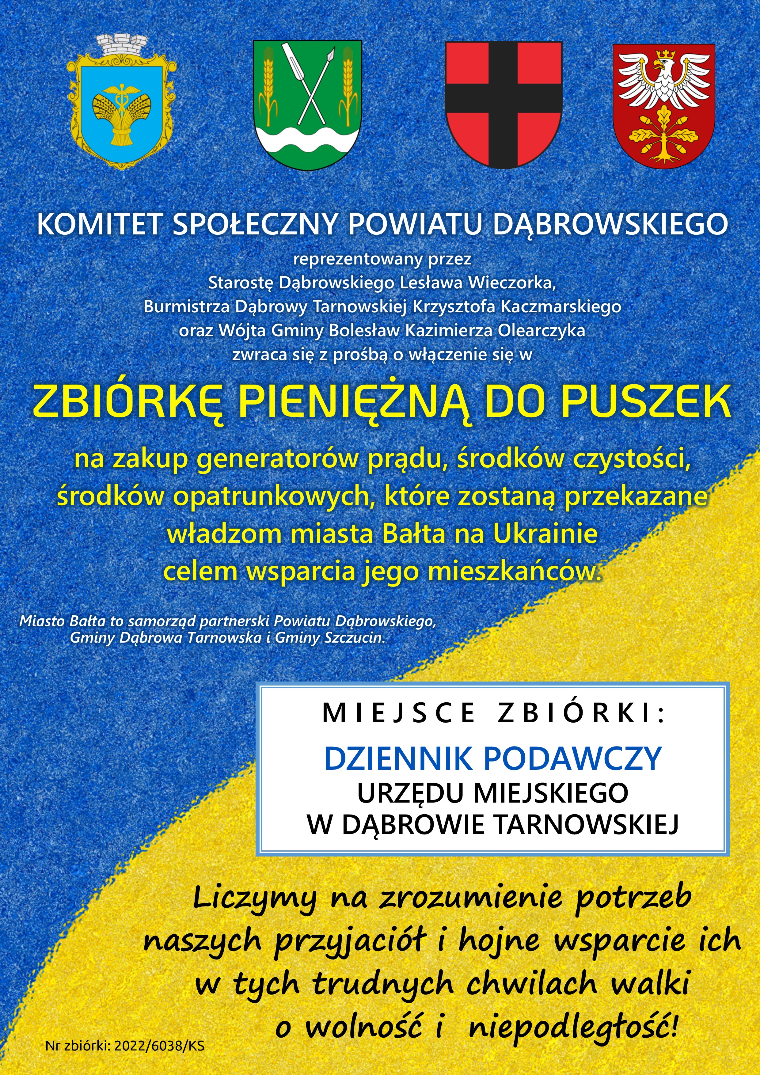 Zbiorka na rzecz Ukrainy 2023 Trwa zbiórka na rzecz mieszkańców Bałty Na Ukrainie