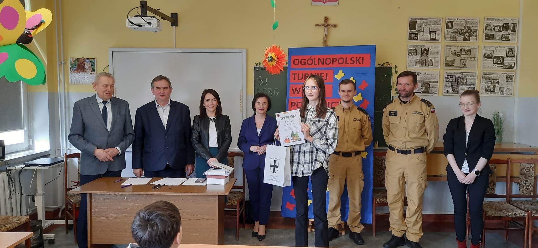 IMG 5433 Eliminacje gminne Ogólnopolskiego Turnieju Wiedzy Pożarniczej „Młodzież Zapobiega Pożarom” w Dąbrowie Tarnowskiej