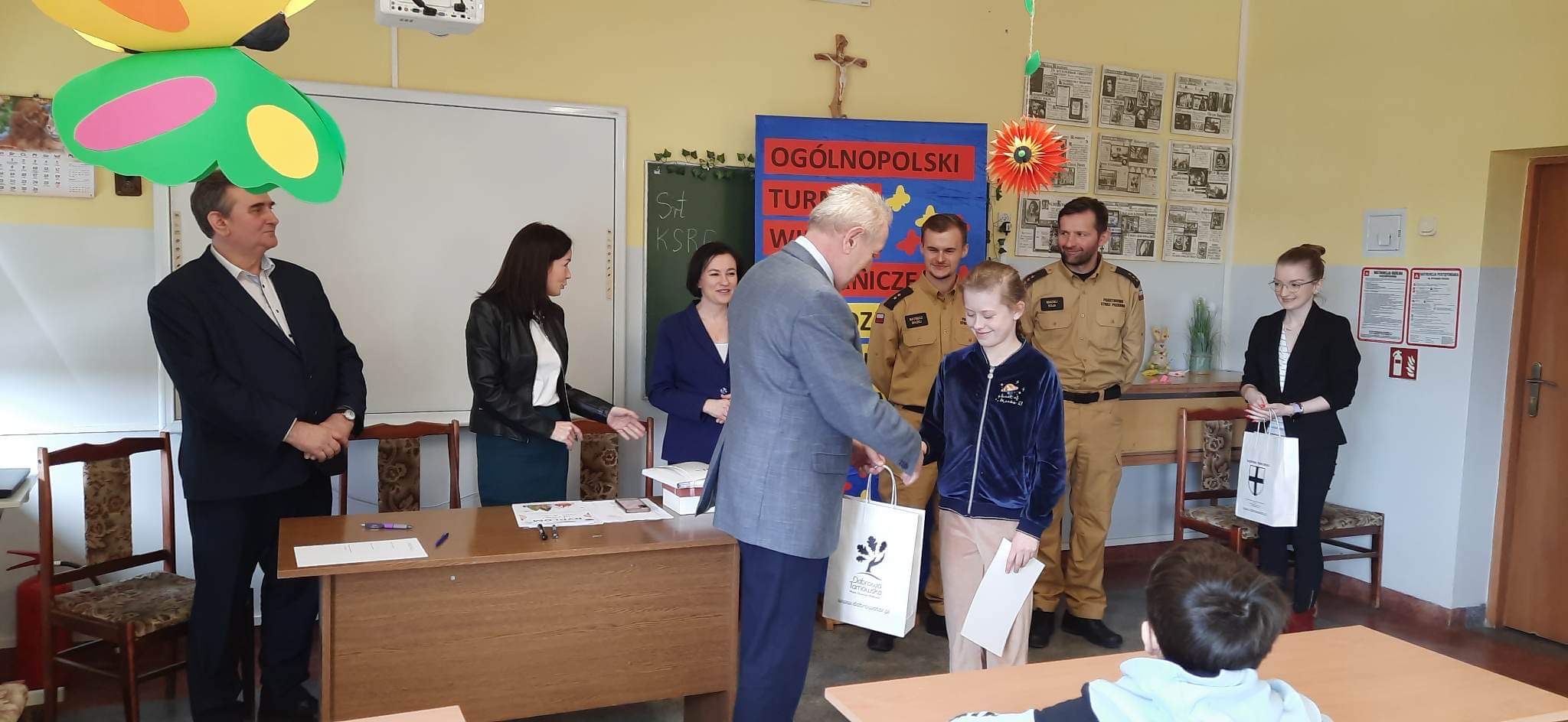 IMG 5437 Eliminacje gminne Ogólnopolskiego Turnieju Wiedzy Pożarniczej „Młodzież Zapobiega Pożarom” w Dąbrowie Tarnowskiej