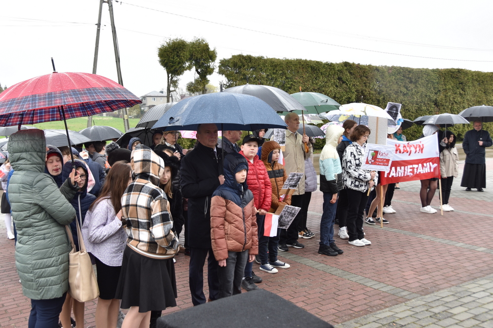 17 DSC 0072 Dąbrowskie Obchody Dnia Pamięci Ofiar Zbrodni Katyńskiej