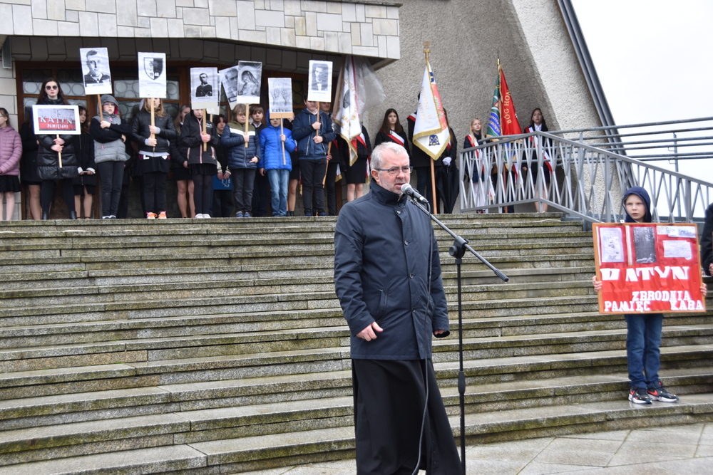 23 DSC 0092 Dąbrowskie Obchody Dnia Pamięci Ofiar Zbrodni Katyńskiej