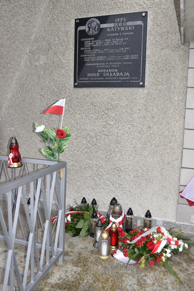 36 DSC 0133 Dąbrowskie Obchody Dnia Pamięci Ofiar Zbrodni Katyńskiej