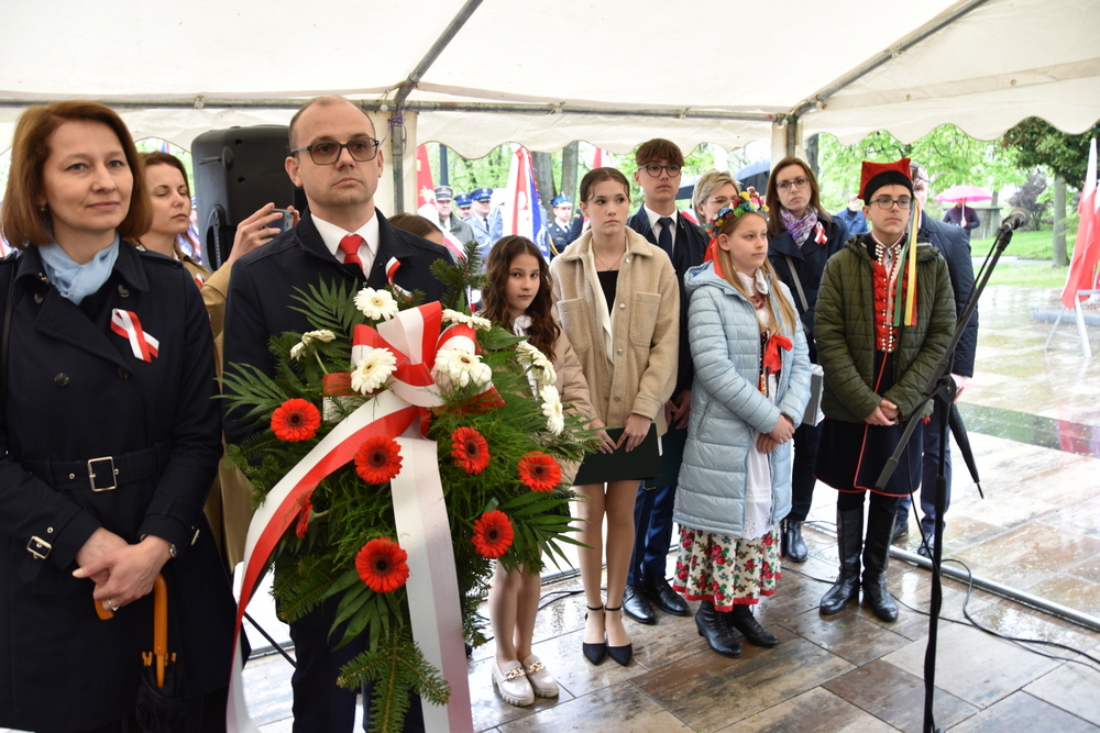 054 DSC 0379 Dąbrowa Tarnowska uczciła 232. rocznicę uchwalenia Konstytucji 3 Maja