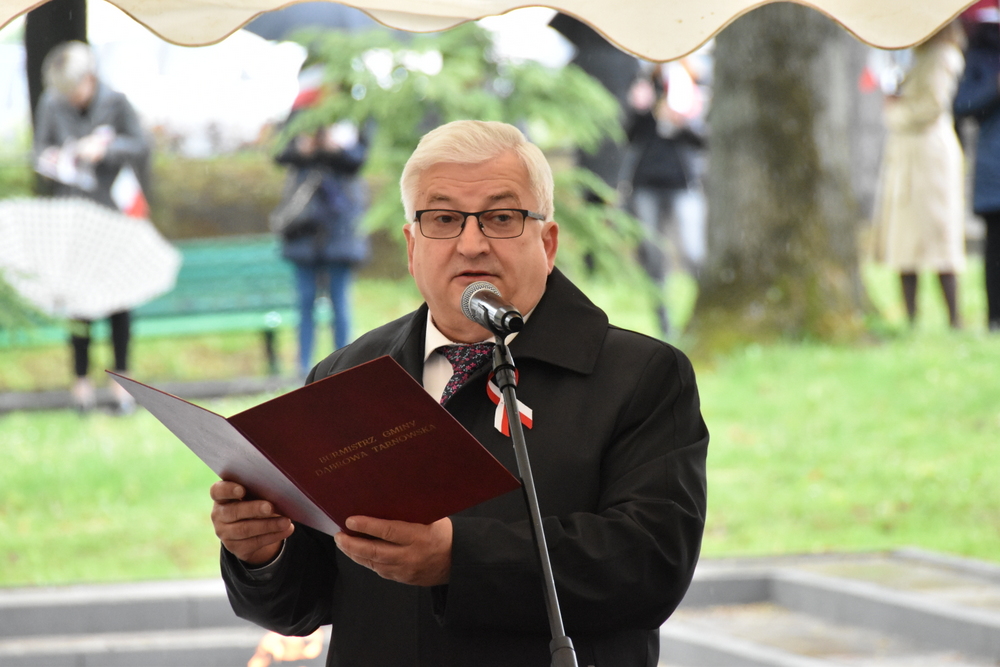 058 DSC 0385 Dąbrowa Tarnowska uczciła 232. rocznicę uchwalenia Konstytucji 3 Maja