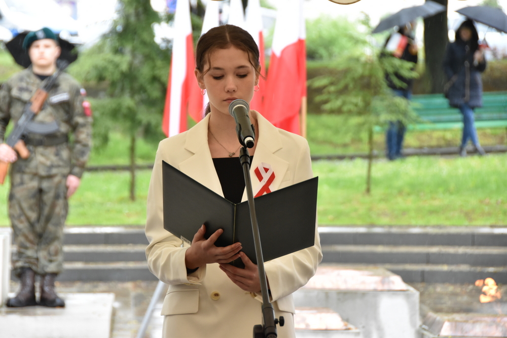 069 DSC 0421 Dąbrowa Tarnowska uczciła 232. rocznicę uchwalenia Konstytucji 3 Maja