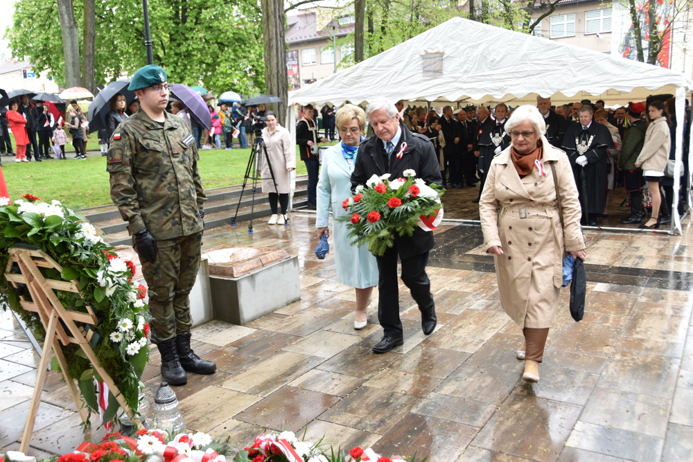 094 DSC 0483 Dąbrowa Tarnowska uczciła 232. rocznicę uchwalenia Konstytucji 3 Maja