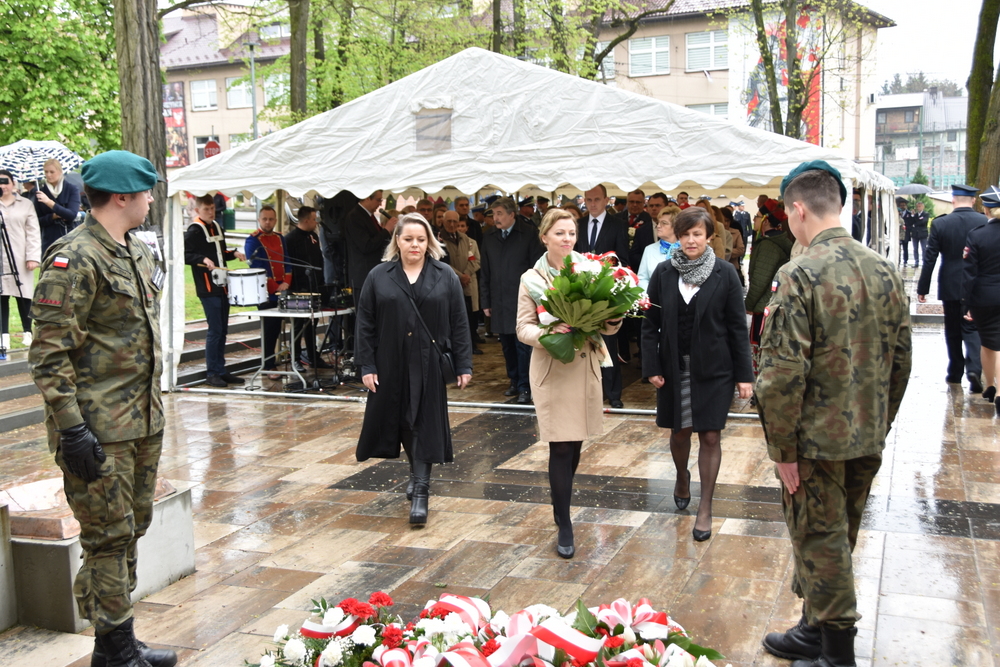 118 DSC 0535 Dąbrowa Tarnowska uczciła 232. rocznicę uchwalenia Konstytucji 3 Maja